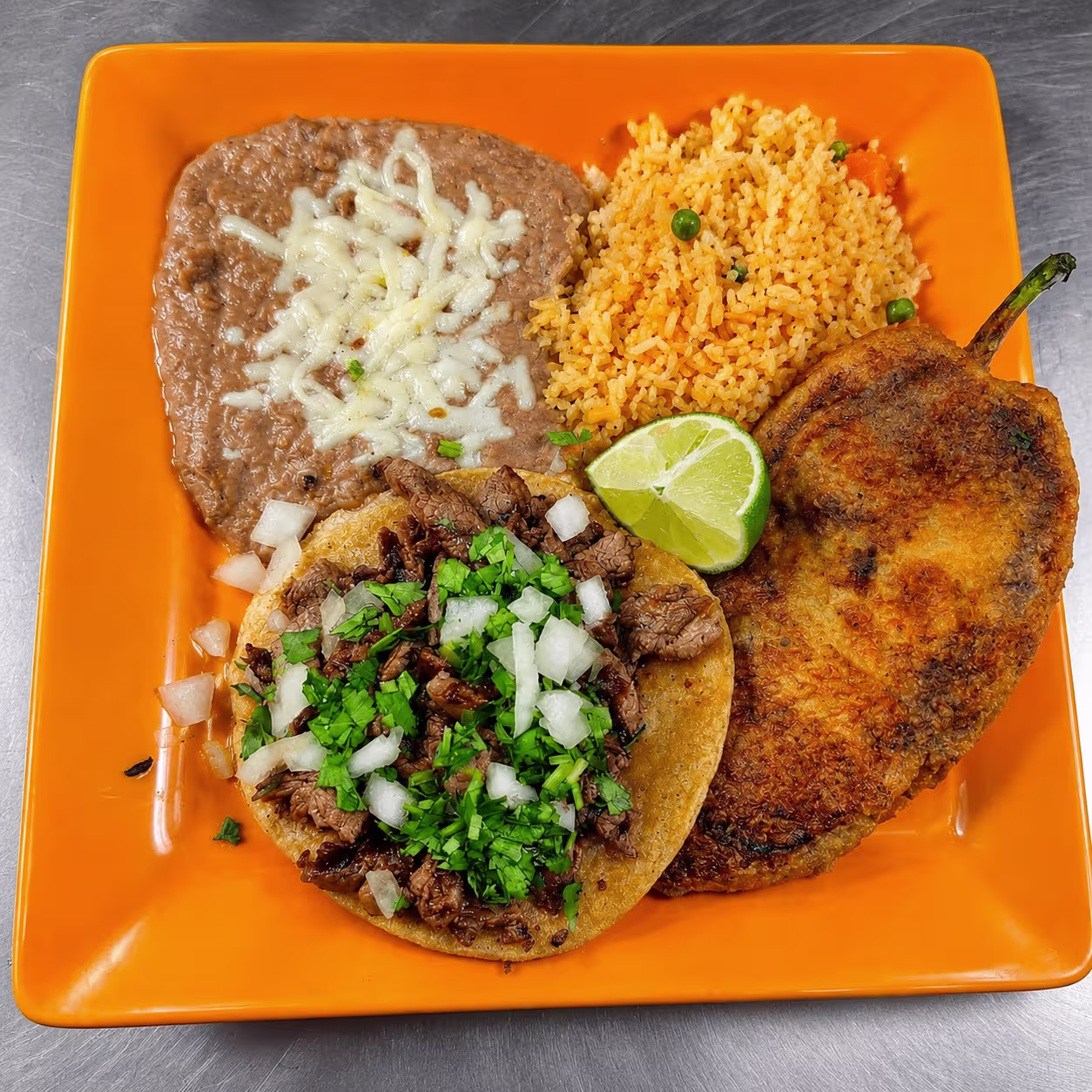 Mi Tierra combination plate